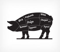 Меловая табличка BB PIG PRINT 